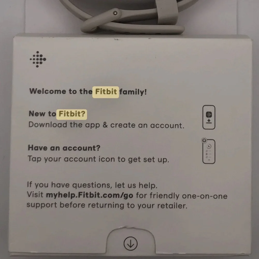 Fitbit Inspire 2 Fitness Tracker - Black and Cream